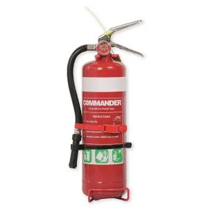 2.5kg Commander dry chemical powder fire extinguisher with flexible hose