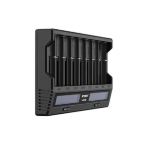 Multi-slot battery charger for wireless emergency and site safety equipment