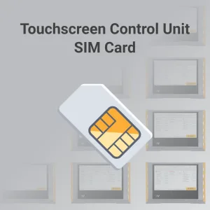 Touchscreen Control Unit SIM card for wireless monitoring systems